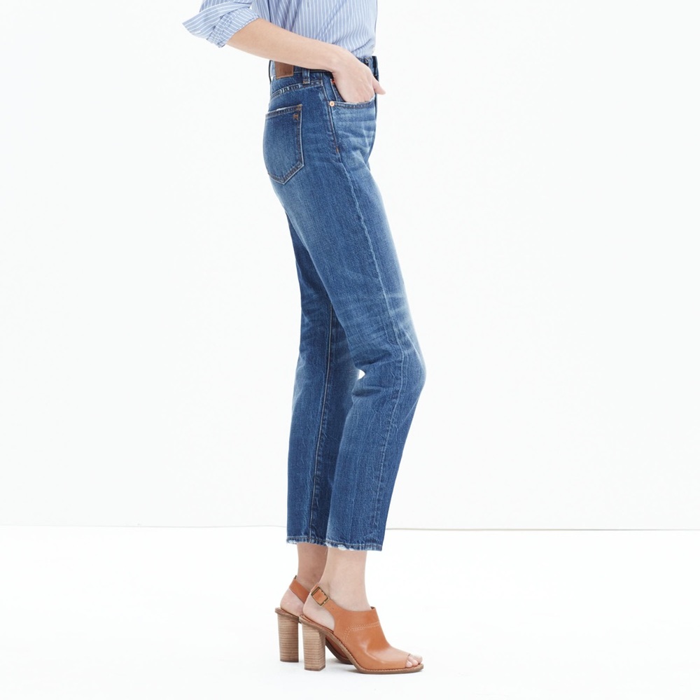 Madewell Straight Crop Jeans